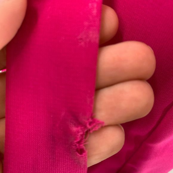 ASOS Kimono Wrap Dress Siz 4 Pink Short Sleeve - Picture 8 of 11